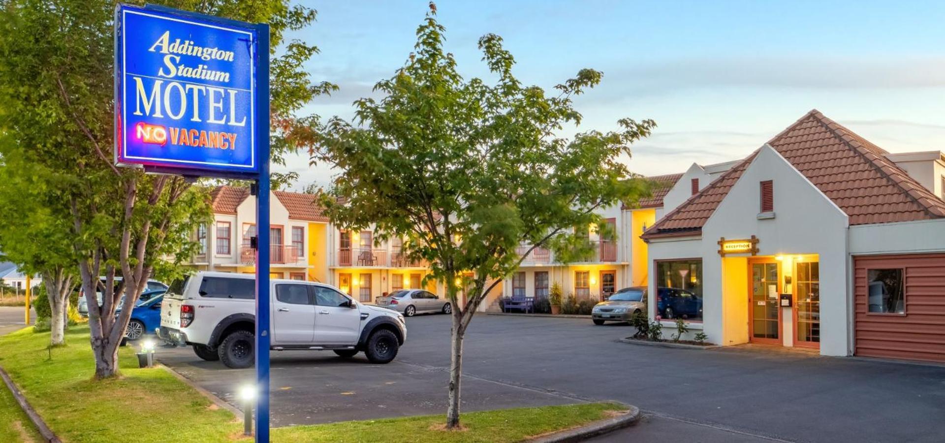 Addington Stadium Motel Christchurch Exterior photo